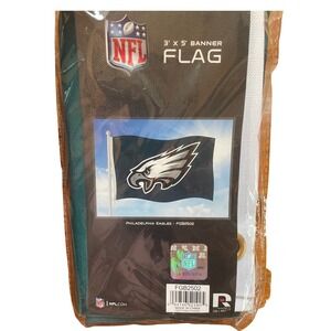 Philadelphia Eagles Flag 3x5 Banner Grommets NFL Rico Industries FGB2502 NEW